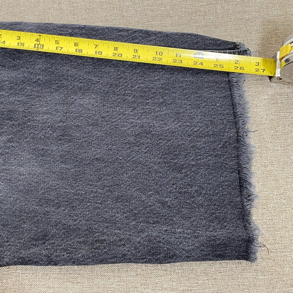 Urban Outfitters BDG Jack Wide Leg Jeans Men's 34 High Rise Gray Frayed Hem - Picture 11 of 14